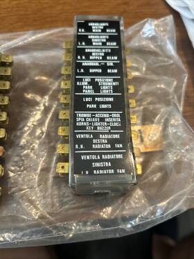 Ferrari 60750400 Part Black Fuse Box 308 Gtbi Gtsi Nla Both Boxes