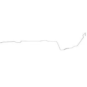 Lin6302ss Fine Lines 64-65 Ford Falcon Convertible Intermediate Brake Line Stainless