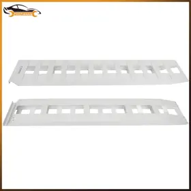Firc4402580ss Firchassis 1 Pair Aluminum Ramps 72 Inch X14 Car Trailer Truck Hook End 2 Pcs 6500lbs 6ft
