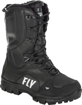 361-97112 Fly Racing Marker Lace Up Boots Black Size 12 Sz12