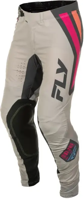 378-73432 Fly Racing Lite Vice Gear Light Grey/pink/coral Sz 32-sz M Jersey And Pants