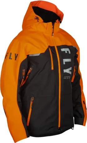 470-5208m Fly Racing Fits Carbon Jacket Black/orange Md