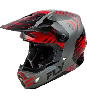 73-0051l Fly Racing Formula Cp Slice Helmet Grey/red/black Lg