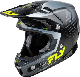 73-44642x Fly Racing Formula S Carbon Protocol Hlmt Black Carbon/grey/hi Vis