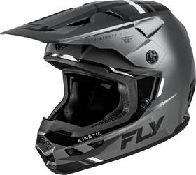 Fly Racing 73-8720x Kinetic Verdict Helmet Grey/black/white Xl