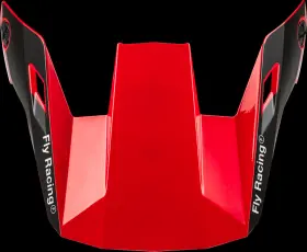 73-91138 Fly Racing Youth Rayce Helmet Visor Red/black/white Ys Yl