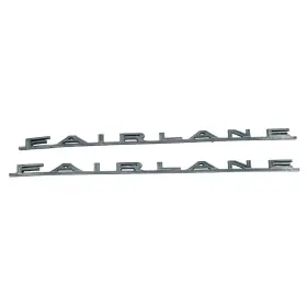 C50b-16098-a Ford Fairlane 1960s Emblem Part Cdc2 Side Panel Original Pair Badge