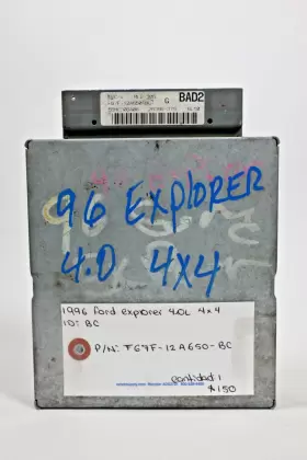 F67f-12a650-bc Ford 1996 Explorer 4.0l 4x4 Engine Computer