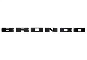 Ford Racing 756122018224 2021 Bronco Grille Lettering Overlay Kit - Black
