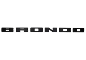 Ford Racing 756122018224 2021 Bronco Grille Lettering Overlay Kit - Black