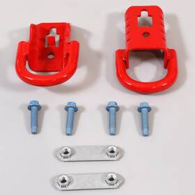 Ford Racing M-18954-f15r For 15-22 F-150 Tow Hooks Pair In Red Fits Super Duty And