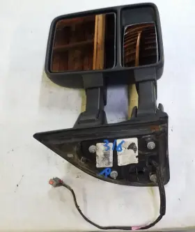 128-04254r Ford Truck Passenger Side View Power Tow Mirror With Lamps Fits 2011-2012 F250 F350