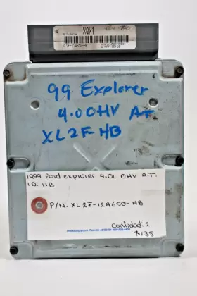 Xl2f-12a650-hb Ford 1999 Explorer 4.0l Ohv A.t. Engine Computer