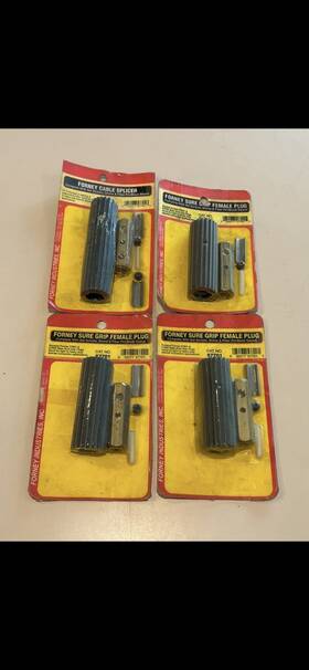 Forney 57701 New 4 Sure Grip Female Plugs