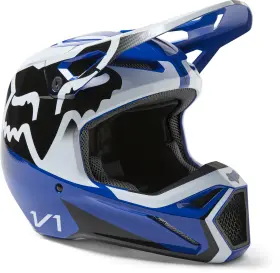 29657-002-s Fox Racing Mens Motocross V1 Leed Helmet Dot/ece Blue 29657-002