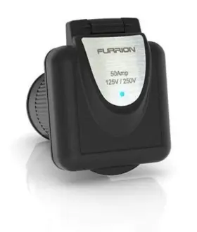 F52ins-bs-am Furrion Llc Receptacle Outdoor Use Square Shape B3