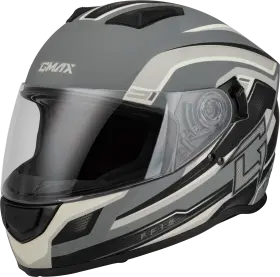 F1181814 G-max Ff-18 Drift Helmet Small Matte Gray/silver Black