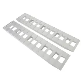 Glg21705g Galonga 2pcs Aluminum Sliver 72ftft 14ftft Trailer Ramps 6500lbs Total Beavertail Hook End