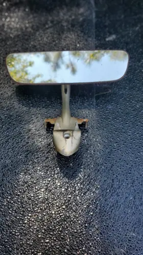 4482074 General Motors 1966 Chevrolet Impala Belair Biscayne Wagon Ss Rear View Mirror And Bracket Oem