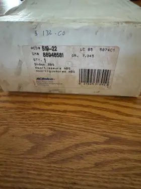 88946581 Gm Oem Absorber 88946581/acd 519-22new Free Shipping Tag# 9184