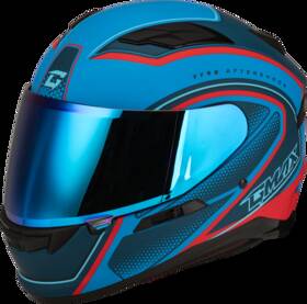 Gmax 191361422003 Fits Ff 98 Aftershock Helmet Matte Blue/red 2x