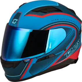 Gmax 191361422003 Fits Ff 98 Aftershock Helmet Matte Blue/red 2x