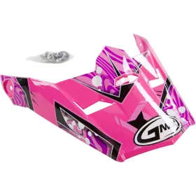 G046862 Gmax Visor With Screws Hooper Mx-46y Black/pink/purple - Ys-yl