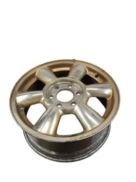 560-05143 Gmc Truck Wheel 17x7 Aluminum 6 Spoke Polished Covered Lug Nuts Fits 02-07 Envoy 591572