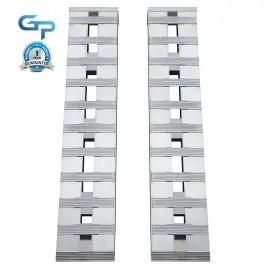 Gre157250 Greatparts 80 Inch X 15 Aluminum Trailer Ramps 6000lbs Car Truck Hook End 2 For Trucks