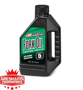 54916 Greshams Powersports 851211005748 Maxima Fork Oil 5w 16oz 473ml