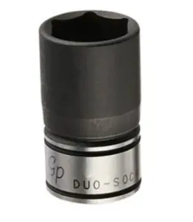 81016r Grey Pneumatic 3/8 Drive 1/2 Standard Duo-socket 6 Point Free Shipping