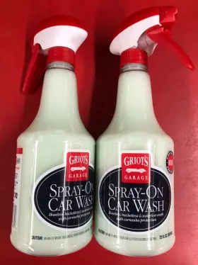 10984 Griots Garage Lot Of 2 Spray-on Hoseless Bucketless Waterless Car Wash