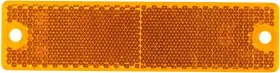 40133-5 Grote Yellow Mini Stick-on / Screw-mount Rectangular Reflectors