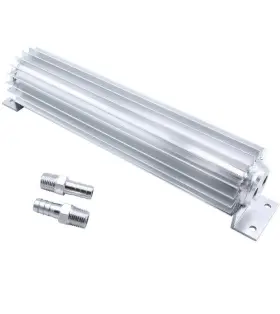 Si-at15009 Gskmotor 12 Inch Finned Aluminum Double Pass Transmission Trans Cooler For C4 C6 700