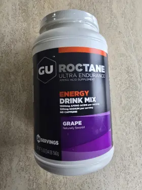 123126 Gu Energy Roctane Drink Mix - Grape 24 Serving Canister
