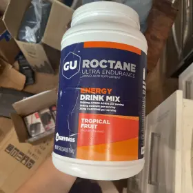 123127 Gu Energy Roctane Drink Mix - Tropical 24 Serving Canister