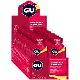 124912 Gu Energy Gel - Raspberry Lemonade Box Of 24