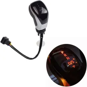 Hacreyatu 708692559423 Lhd Automatic Led Gear Shift Knob Retrofit Kit Fit For Vw Led-red