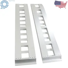 Hp94341 Happy19star 1 Pair 72 Inch X14 Aluminum 6500 Lbs Truck Car Auto Trailer Ramps Knife Foot Hook