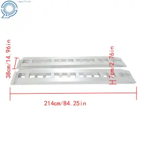 6000lbscar Happy19star Hp94353 2pcs 84 Inch X 15 Aluminum Ramps Trailer Truck Hook End Atv Utv