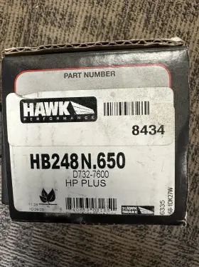 Hb248n.650 Hawk-highway Performance Hp Plus Street Brake Pad Hb248n.650 Hawk-highway Performance Hp Plus Street Brake Pad