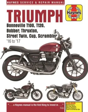 M6401 Haynes Triumph Bonneville T100 T120 Bobber Thrruxton Street