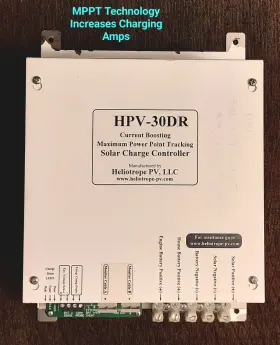 Hpv-30dr Heliotrope Used Mppt Solar Charge Controller And Monitor Panel