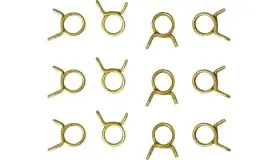 111-1380 Helix Racing Self-tensioning Double Wire Hose Clamps 3/8 Inch 15-pack