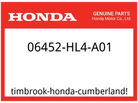 06452-hl4-a01 Honda Oem Part Pad Set R. Fr