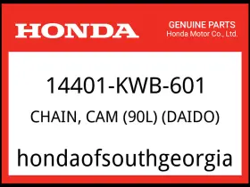 14401-kwb-601 Honda Oem Part Chain Cam 90l Daido