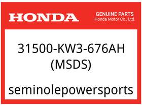 Honda 31500-kw3-676ah Oem Part Battery Ytx7l-bs Yuasa Msds