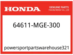 64611-mge-300 Honda Oem Part Mat L. Cowl Lower
