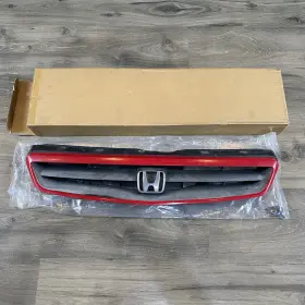71121-s02-0030 Honda Civic 1996-1998 Ek/em Coupe Front Grille Oem Red Black Canada Fastship Guc