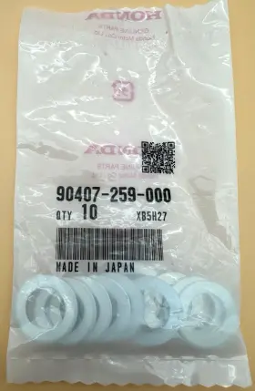 90407-259-000 Honda 10pk Genuine Gasket Drain Valve 12.5x20 90407259000 Oem